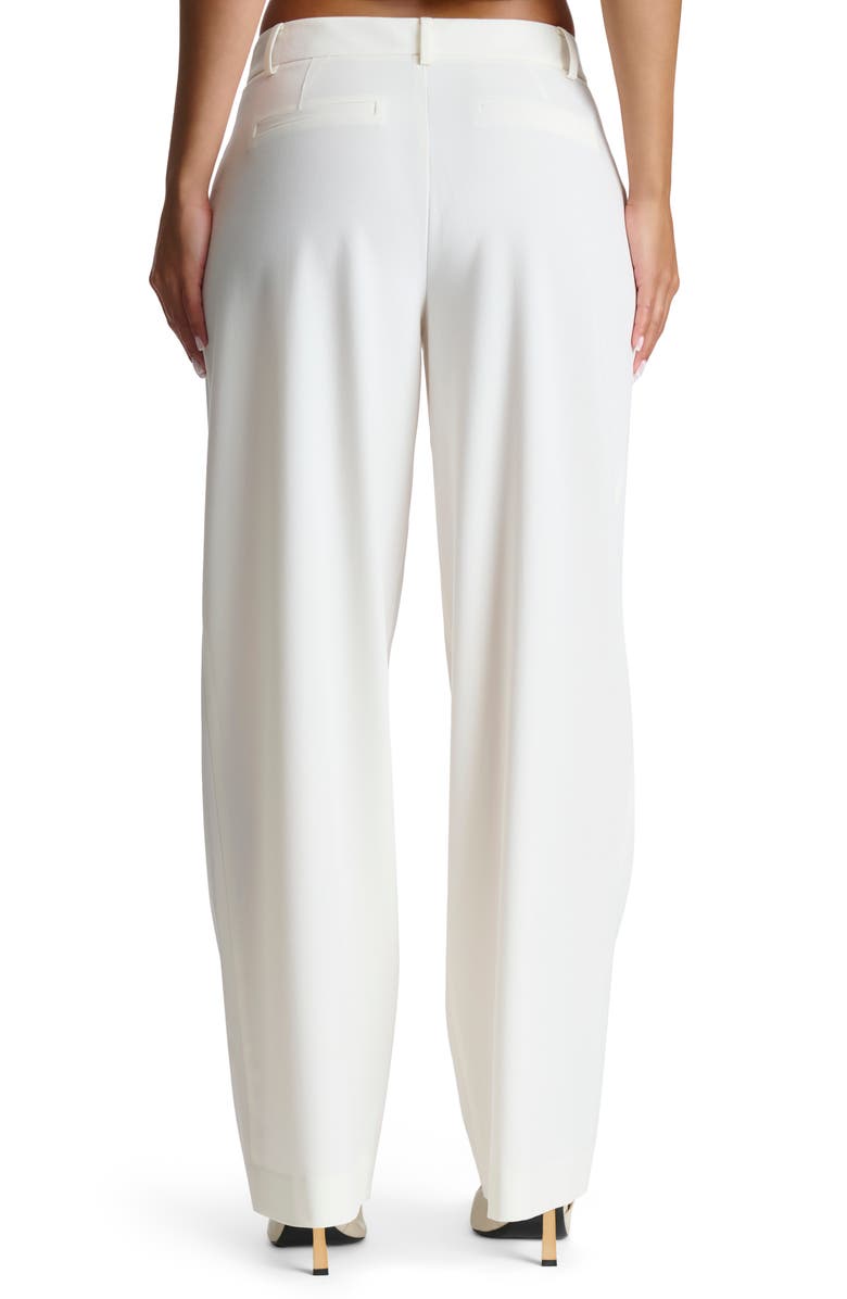 Naked Wardrobe Relaxed Fit Wide Leg Pants, Alternate, color, White