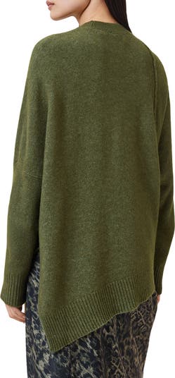 Lock Asymmetrical Crewneck Sweater