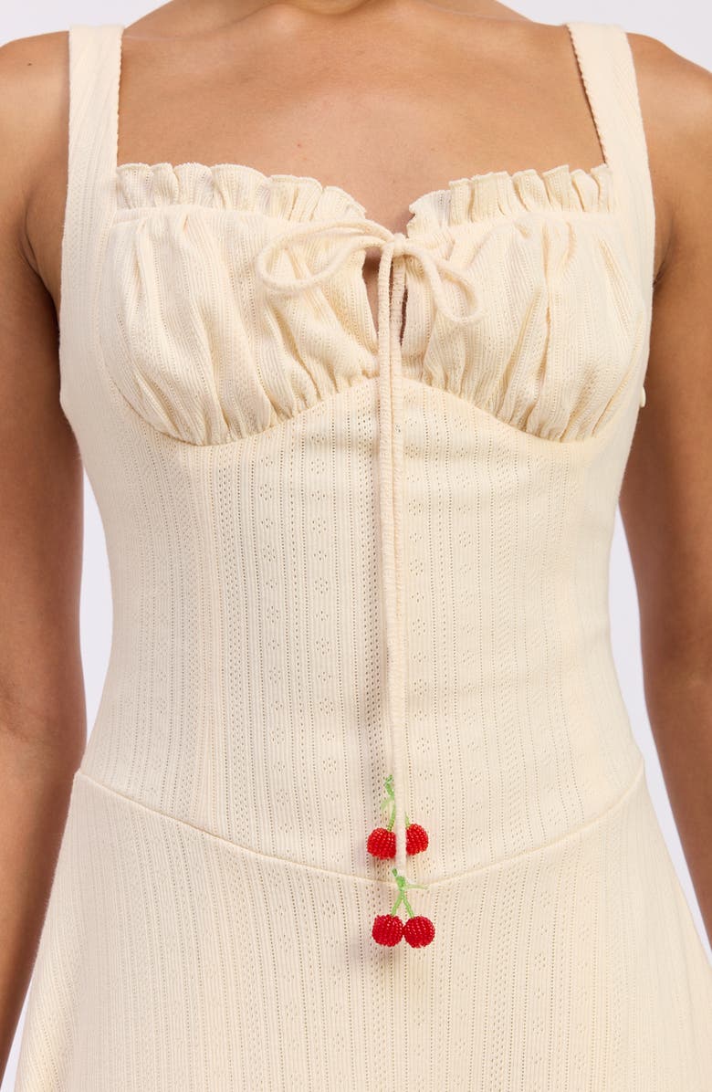 JACQUIE THE LABEL Cerise Midi Sundress, Alternate, color, Yellow Red