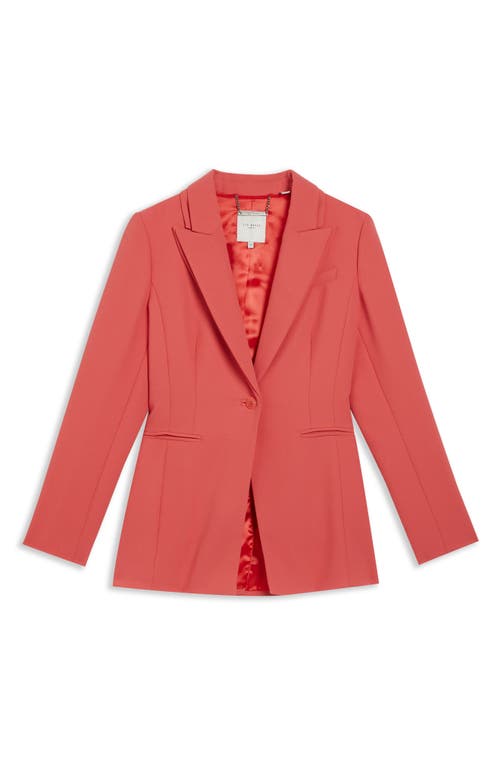 Ted Baker London Bertaah Double Lapel Blazer In Coral
