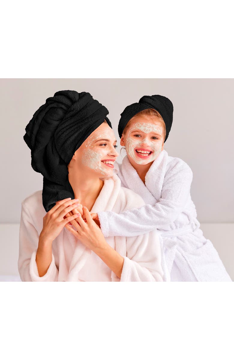 Martex Ringspun 6-Piece Towel Set, Alternate, color, Black