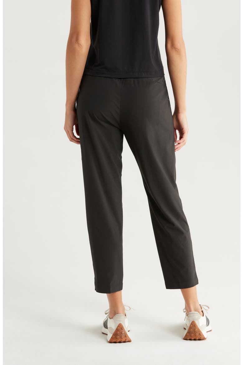 Breeze Drift Drawstring Crop Pants, Alternate, color, BLACK