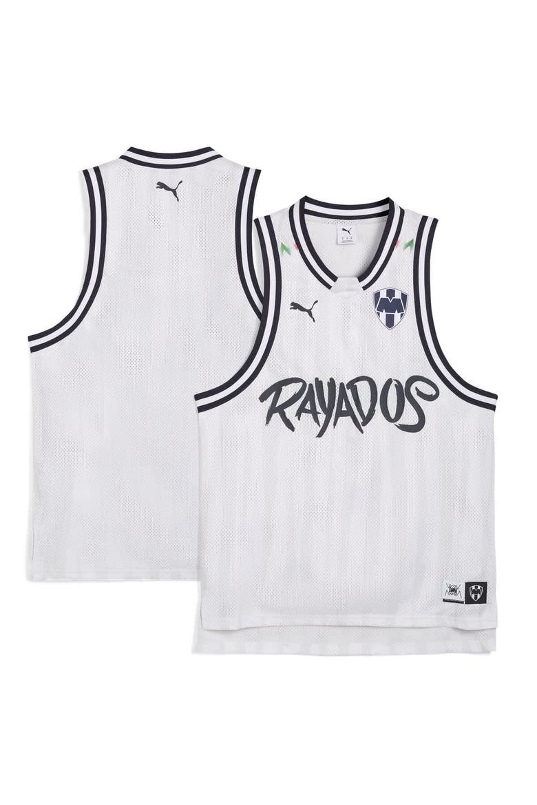Men's Puma Gray CF Monterrey 2025 FIFA Club World Cup dryCELL Basketball Jersey, Alternate, color, Gray