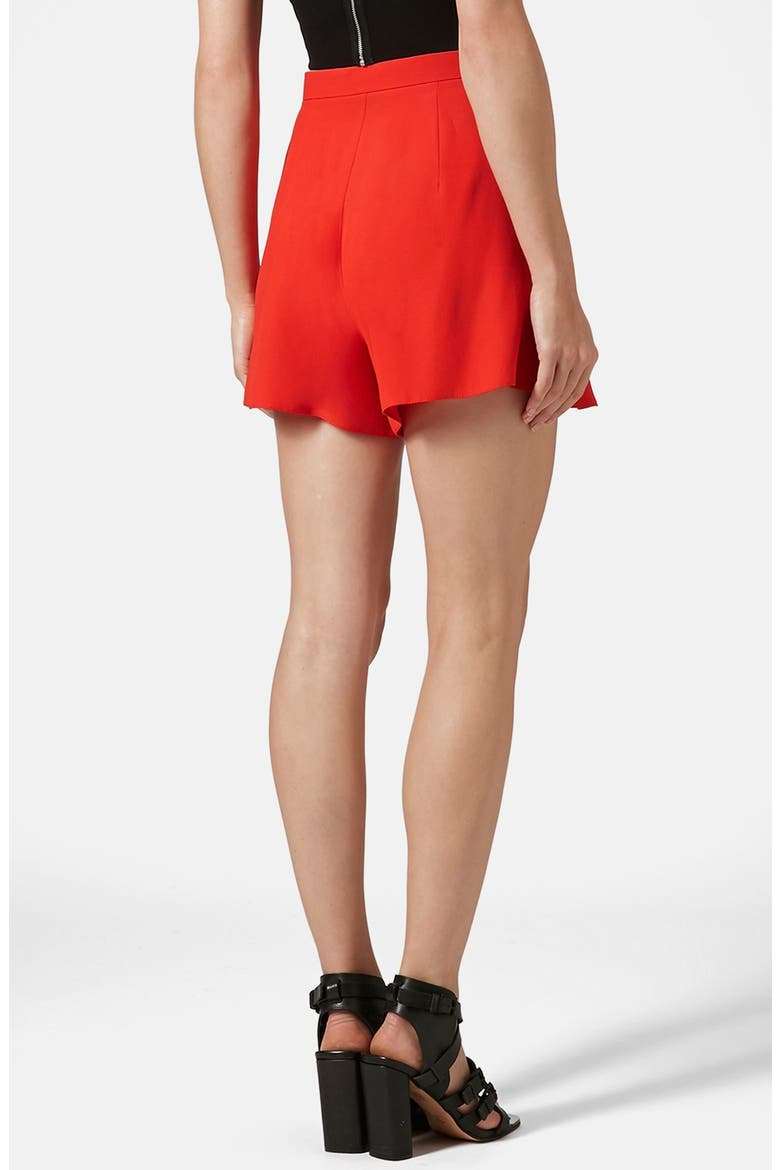 'Cody' Culotte Shorts, Alternate, color, RED