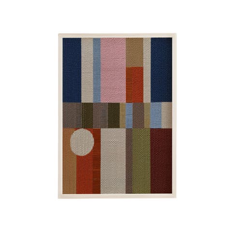 Woven Perspectives No. 07 Geometric Abstract Art Print