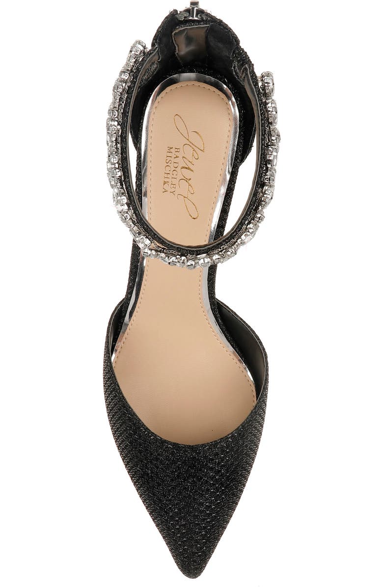 Jewel Badgley Mischka Raleigh Pointed Toe Ankle Strap Pump, Alternate, color,