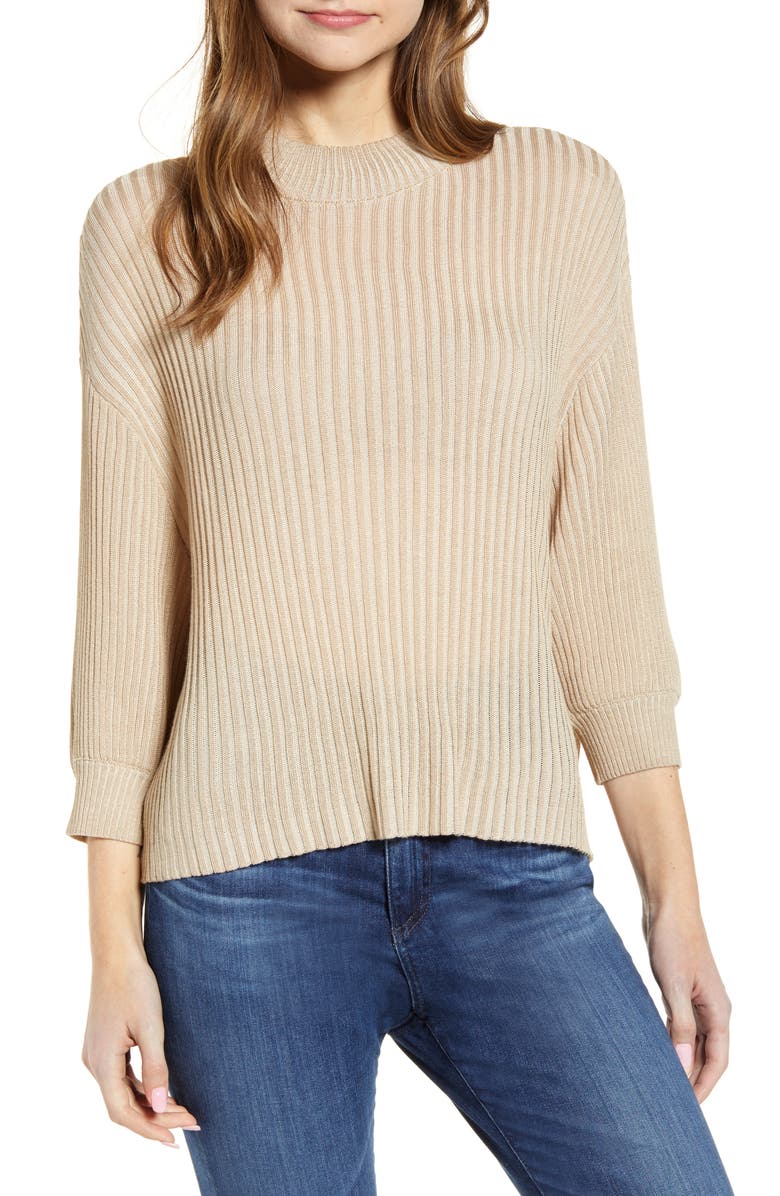 RD Style Mock Neck Pullover, Main, color, 