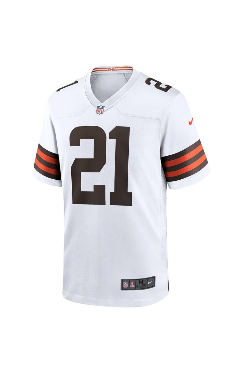 Nike Men's Nike Denzel Ward White Cleveland Browns Game Jersey, Alternate, color, White
