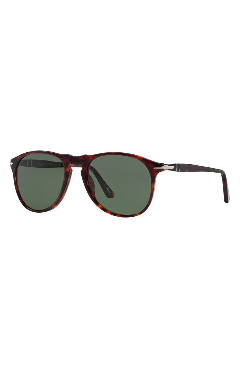 Persol 55mm Pilot Sunglasses, Alternate, color, Havana
