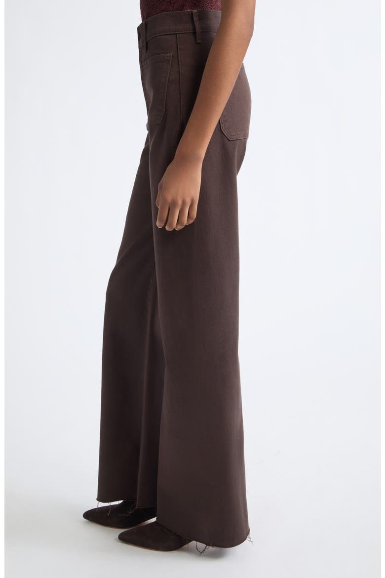 Grant High Waist Wide Leg Jeans, Alternate, color, ESPRESSO