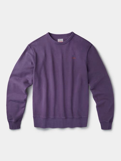Aubin Vestry Crew Neck Sweatshirt In Purple