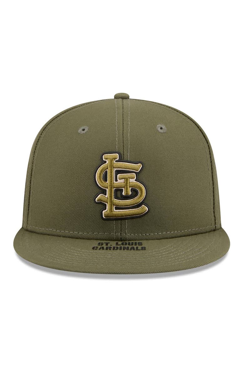 New Era Men's New Era  Olive St. Louis Cardinals 2026 Armed Forces Day 59FIFTY Fitted Hat, Alternate, color, Olive