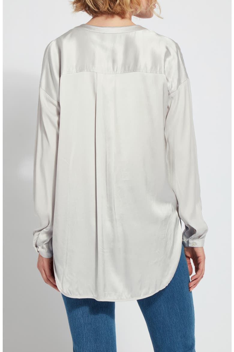 Terra Reverse Pullover Top, Alternate, color, PEARL GREY