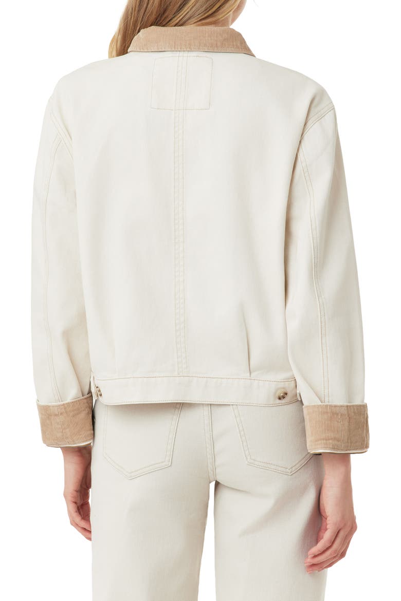 Cotton Twill Chore Jacket, Alternate, color, ECRU