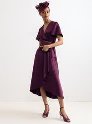 Phase Eight Julissa Satin Midi Dress