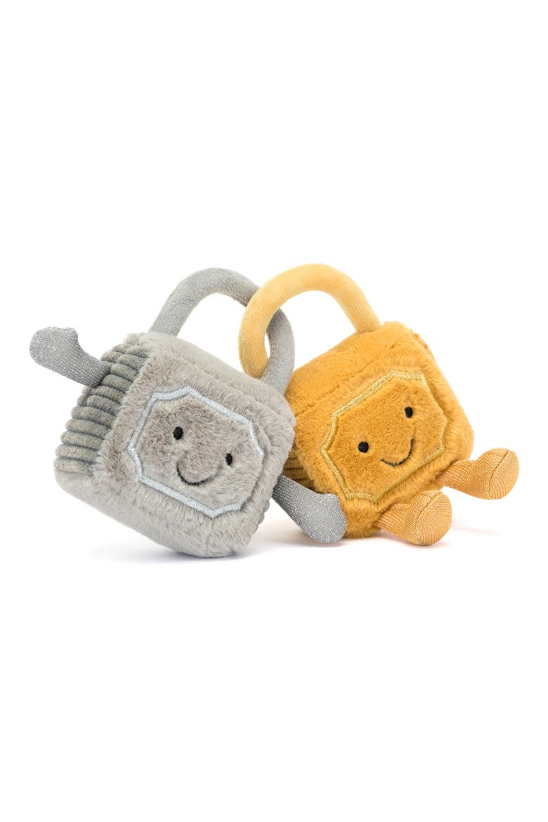Amuseable Love Locks Plush Toy, Main, color, GREY/YELLOW