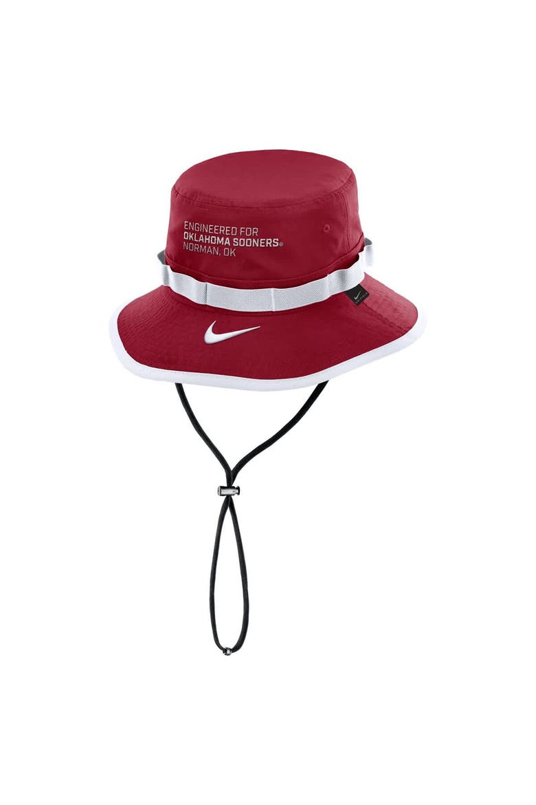 Men's Nike Crimson Oklahoma Sooners 2025 Sideline Apex Boonie Bucket Hat, Alternate, color, Crimson