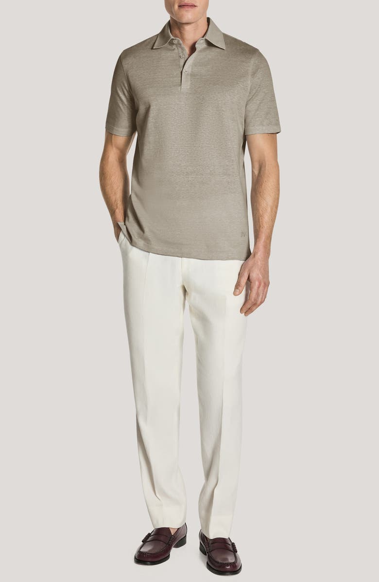 Jack Victor Davis Cotton Blend Piqué Polo, Alternate, color, 