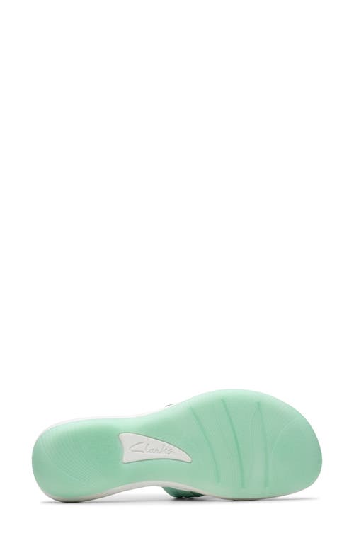 Shop Clarks ® Breeze Piper Slide Sandal In Turquoise Ombre