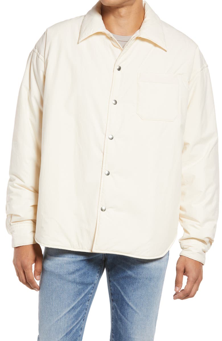 John Elliott Suffolk Padded Snap Overshirt, Alternate, color,