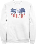 Wu-Tang Clan Men's Wu-Tang Clan American Flag Group Logo Sweatshirt