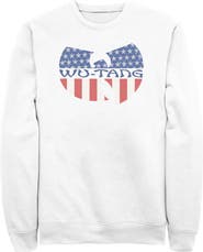 Wu-Tang Clan Men's Wu-Tang Clan American Flag Group Logo Sweatshirt
