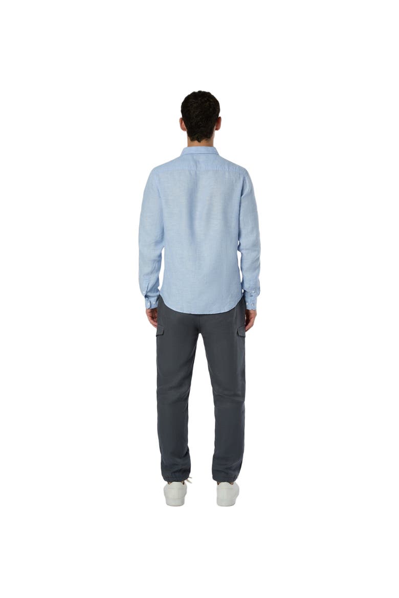 Linen Cargo Jogger, Alternate, color, GUNMETAL