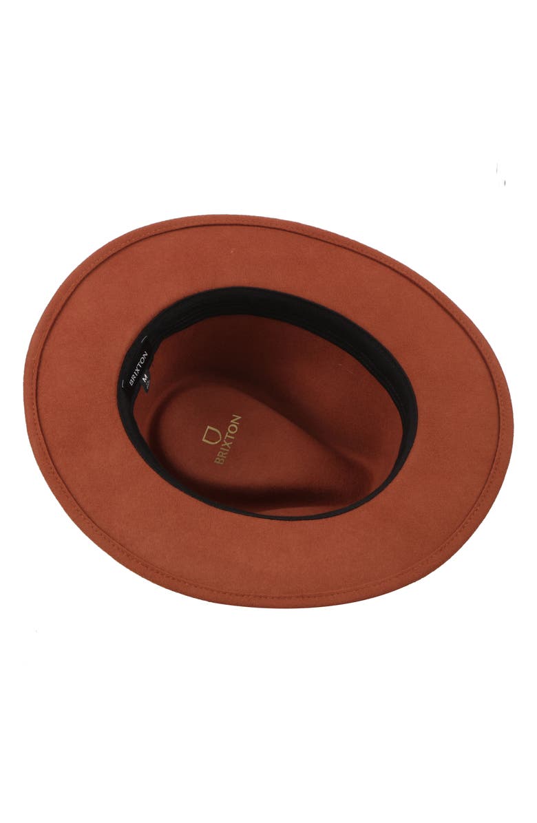 Brixton Messer Packable Felted Wool Fedora, Alternate, color,