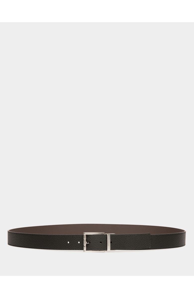 Bally Astory 35mm Reversible And Adjustable Belt In Bovine Leather, Main, color, Black/Ebano+Pal