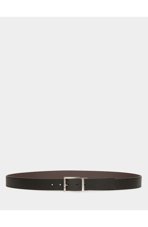 Astory 35mm Reversible And Adjustable Belt In Bovine Leather