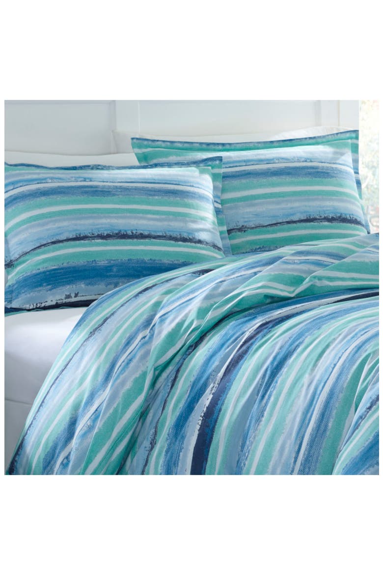 Alex Cotton Comforter & Shams Set, Alternate, color, TURQUOISE/ AQUA