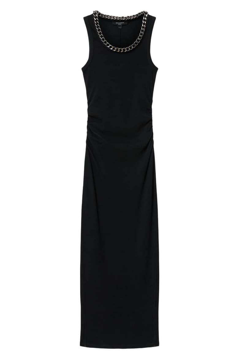 Lucy Sleeveless Body-Con Dress, Alternate, color, BLACK