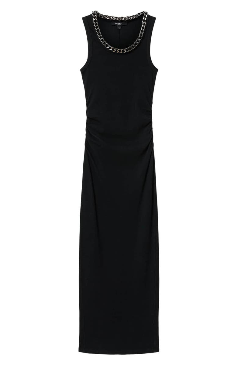 AllSaints Lucy Sleeveless Body-Con Dress, Alternate, color, Black