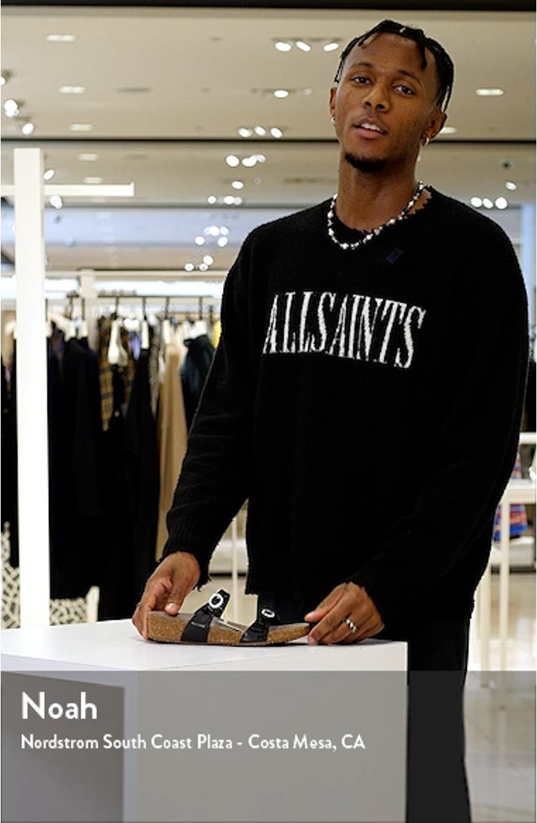 Idelya Crystal Buckle Slide Sandal, sales video thumbnail