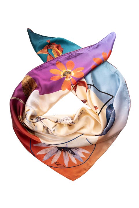 Cristina - Hand Rolled Silk Foulard for Women