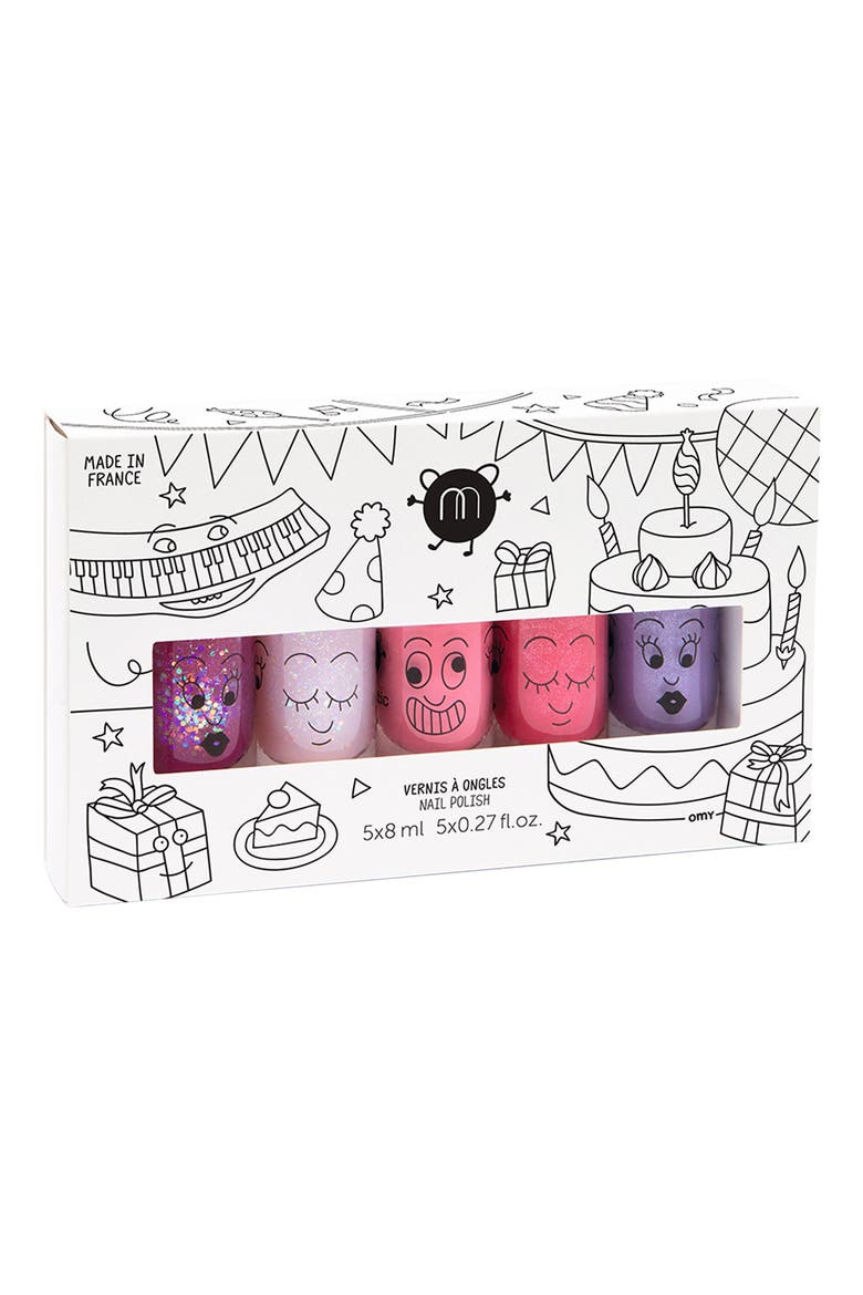 Kids Party Water-Based Nail Polish Set, Main, color, ASSORTED