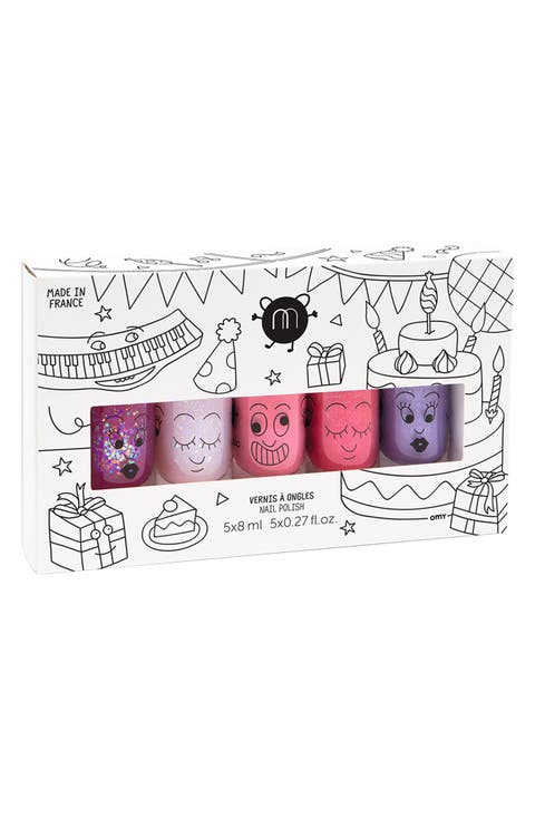 Kids Party Water-Based Nail Polish Set