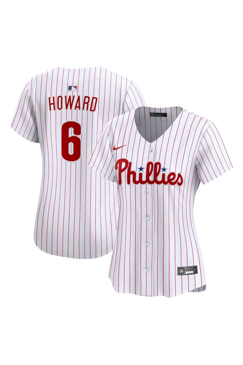 Women's  Nike Ryan Howard White Philadelphia Phillies Limited Jersey, Main, color, White