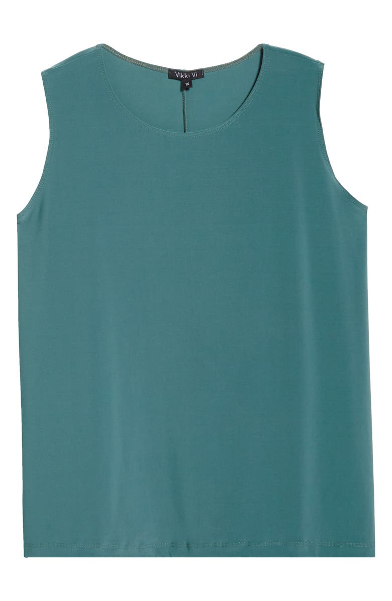Vikki Vi Scoop Neck Tank, Alternate, color, Sage