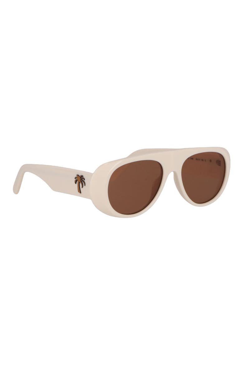 Sierra Shield Sunglasses, Alternate, color, WHITE BROWN