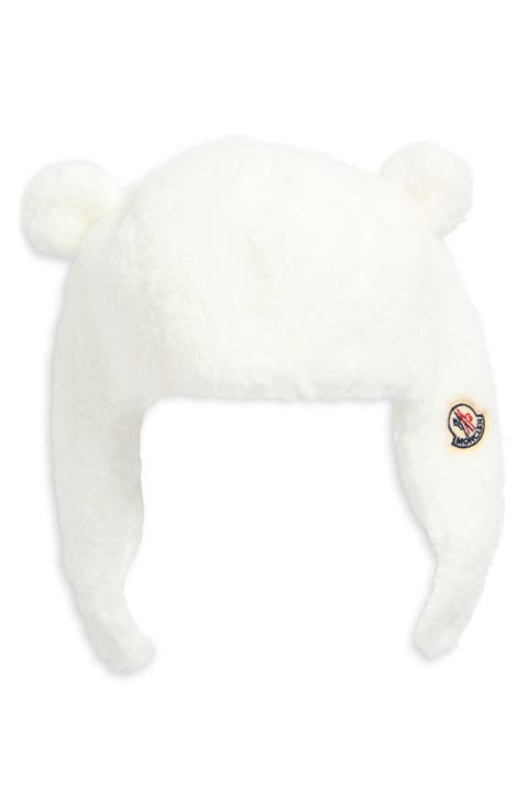 Kids' Ear Appliqué Fleece Teddy Hat