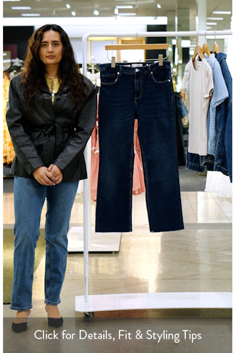 Mid Rise Crop Flare Jeans video