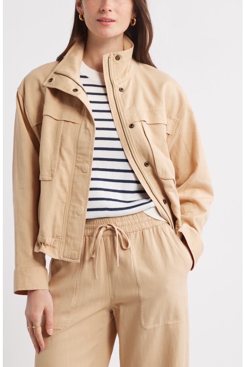 Utility Jacket, Main, color, TAN SHORE