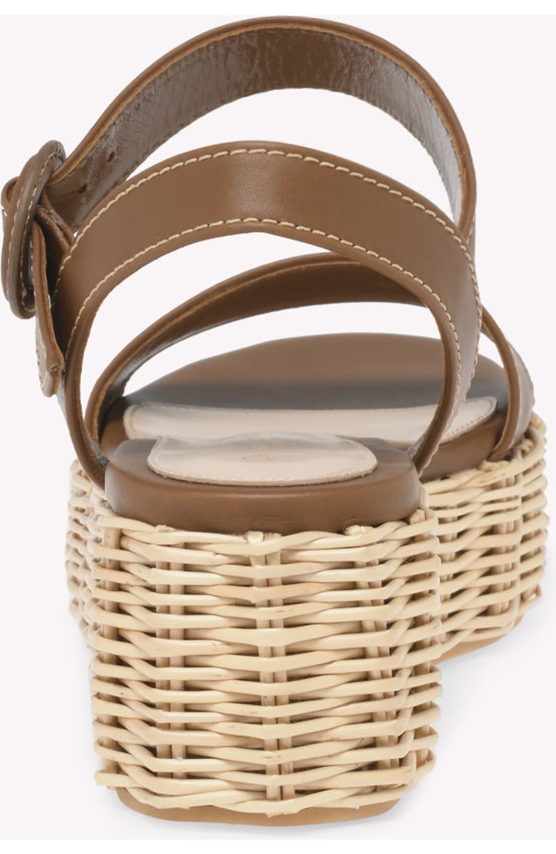 Gianvito Rossi Cestino Sandal, Alternate, color, Brown Calf Leather