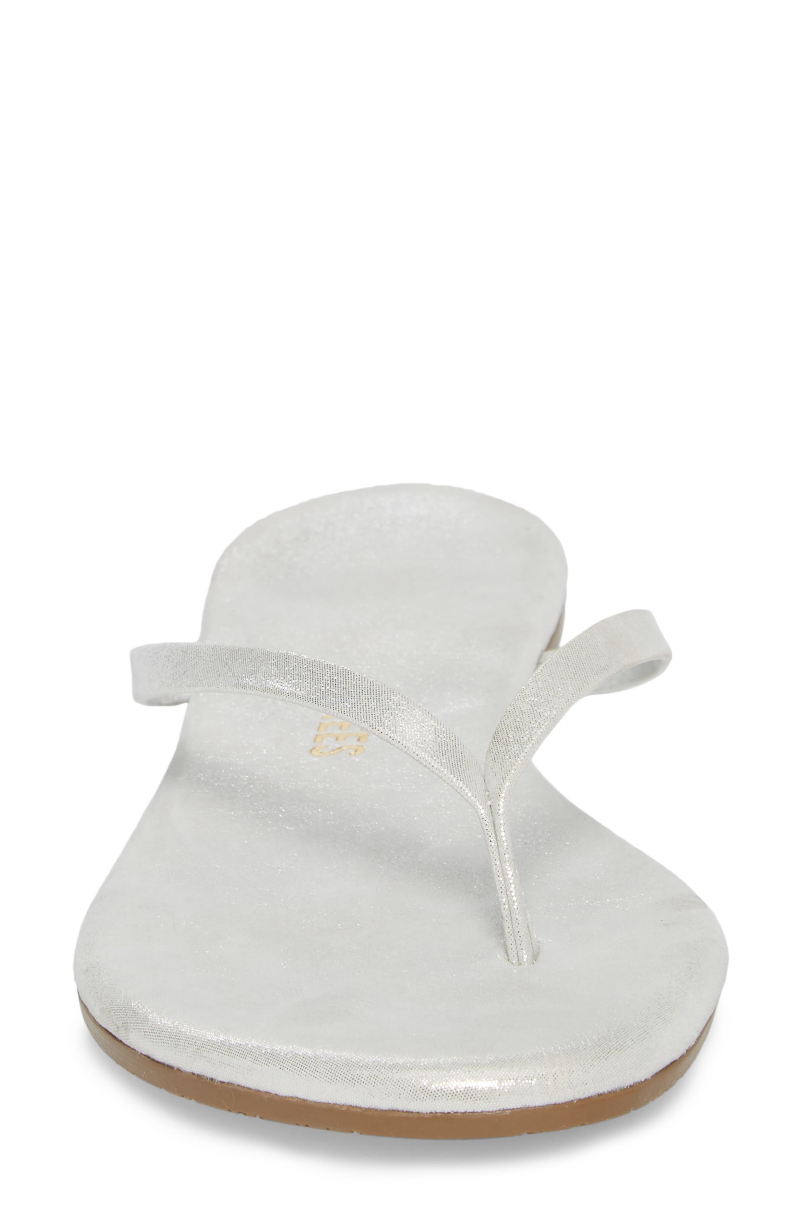 TKEES 'Glitters' Flip Flop, Alternate, color, Gleam Leather
