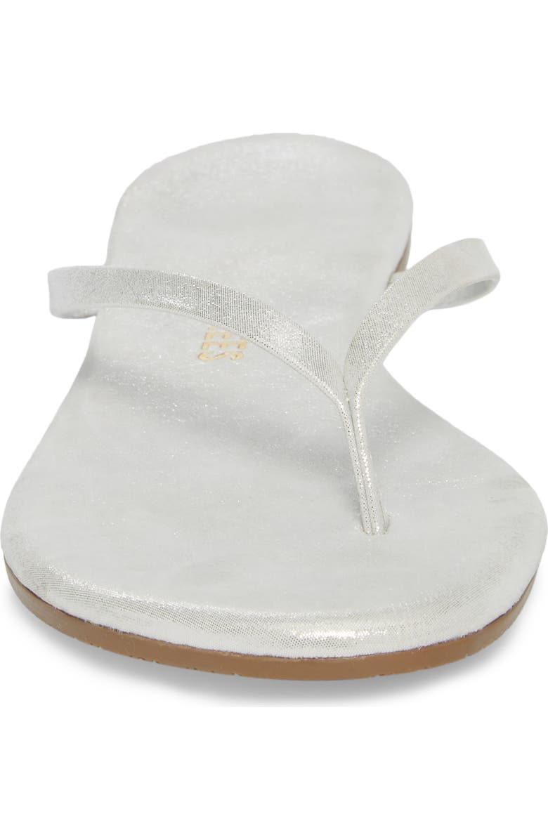 TKEES 'Glitters' Flip Flop, Alternate, color, Gleam Leather