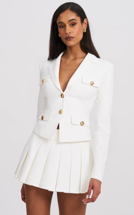 Oakley Structured Tailored Button Blazer Jacket