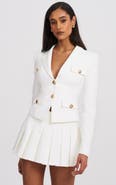 Miss Circle Oakley Structured Tailored Button Blazer Jacket