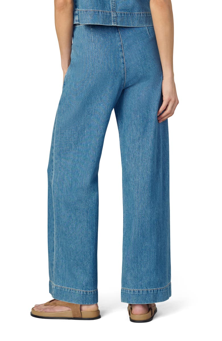 Joe's Jeans The Clean High Waist Wide Leg Denim Trouser Jeans, Alternate, color, Revelation