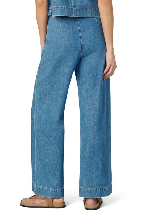 Joe's Jeans The Clean High Waist Wide Leg Denim Trouser Jeans In Blue